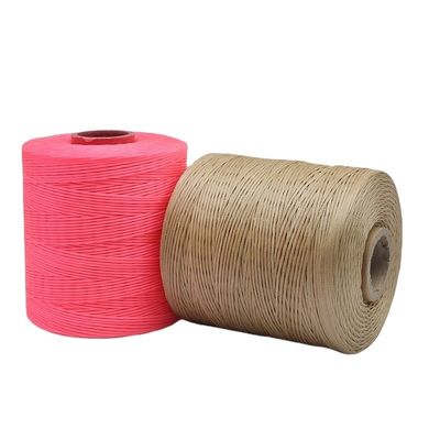 240 Colors Boho Customized Polyester Wax Bonded Braided Thread 1.0mm for Leather Sewing