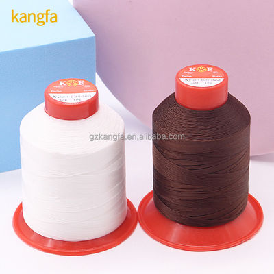 1200g/roll Twisted 100% Nylon6.6 Bonded Thread Tex 70 210d/3 for Sewing Leather Shoes