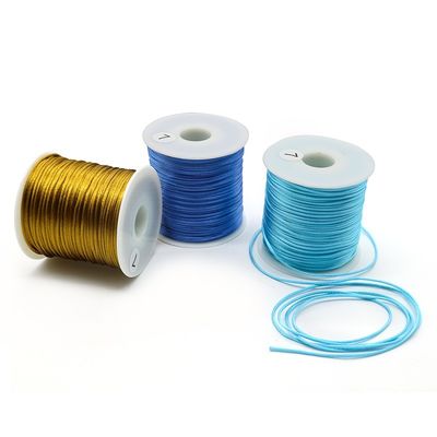 2MM Braided Silk Cord for DIY Chinese Knot Satin Bracelets Making Beading Findings