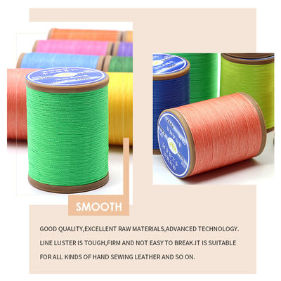 Small Roll Flat Wax Thread for Manual Leather Sewing 210D Filament Yarn Sale