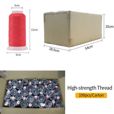 Thread Diameter 0.5mm 630D/3 Polyester Sewing Thread for Bags Leather Products and Shoes