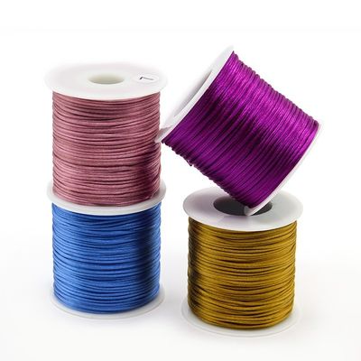 1mm 1.5mm 2mm Nylon String Cord Woven Craft String for Chinese Knot Tassel Accessories