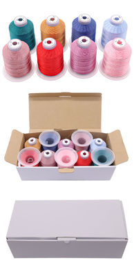 100% Polyester Mercerized Weaving Thread For Leather 210D/3