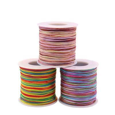Woven Necklace Rope 1mm for DIY Handmade Beaded Red Rope Threads Jewelry Jade Thread