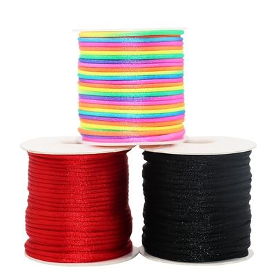 DIY Chinese Knot Nylon Braided Rope Taiwan Jade Thread Colorful Gold 0.8mm 1.0mm 1.5mm