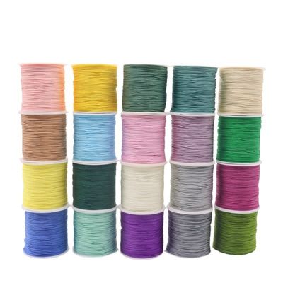 Woven Necklace Rope 1mm for DIY Handmade Beaded Red Rope Threads Jewelry Jade Thread
