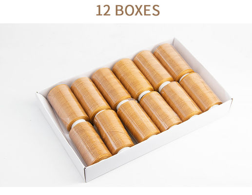 210D/16 Hand Stitched Sewing Thread for Leather Bag Wallet Polyester Flat Wax Thread 50m