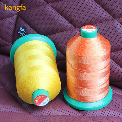 Low Shrinkage V-92 16oz. 6000Y White UV Bonded Polyester Thread for Upholstery Sewing