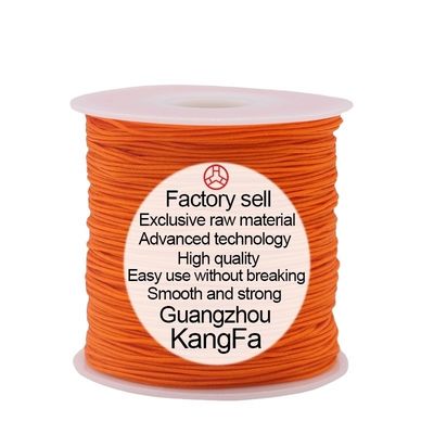 50G 100M/Spool 300M/Spool Colorful Nylon Cord Thread for Chinese Knotting Macrame Cord