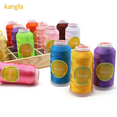 120d 2 5000y Embroidery Thread Polyester Embroidery Machine Thread for Weaving Knitting