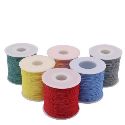 50G 100M/Spool 300M/Spool Colorful Nylon Cord Thread for Chinese Knotting Macrame Cord