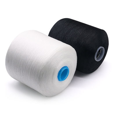White 1.25kg 40/2 20/3 30/3 100% Spun Polyester Yarn for OEM in Raw White Pattern