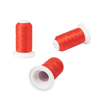 Polyester / Viscose 120d/2 Multi Color Thread for Embroidery Machine Sample Send 30g