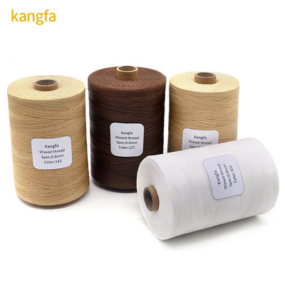 Colorfast Polyester 150d Flat Waxed Thread Suitable for Leather Sewing and Weaving
