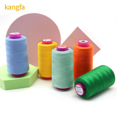 4 Large Cones of White Polyester Threads for Sewing Quilting Durable OEM ODM Accepted