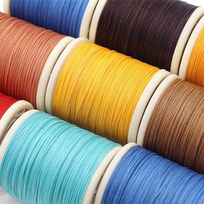 30g 0.6mm High Tenacity Filament Cored Sewing Thread for Polyester Bonded Waxed Thread