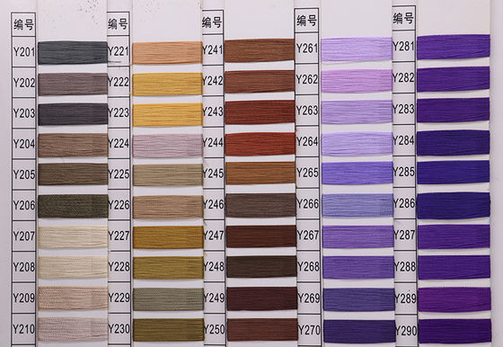 Boho Thousand Color 100% Viscose Rayon Mercerized Embroidery Thread Filament Yarn Type