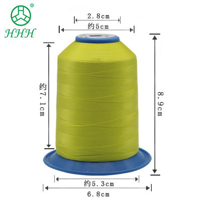 UV Protect 210D 1300m Cone Length Polyester Sewing Thread for High Strength Coat Shoes