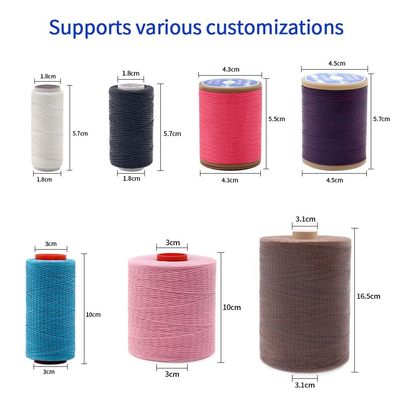 Flat Waxed Thread for Furniture Customization Projects Colorful Wax String
