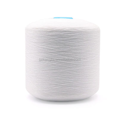 OEM 40/2 20/3 30/3 100% Spun Polyester Yarn with Chemical Resistance and Raw White Pattern