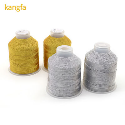 Jewelry Cord 100% Polyester Silver Silk Metallic Yarn with 3 Strands Multiple Colour
