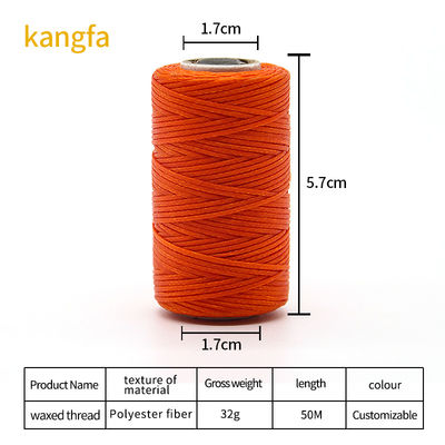 High Tenacity 50m Polyester 210D/16 Leather Stitching Thread for Leather Bag Wallet
