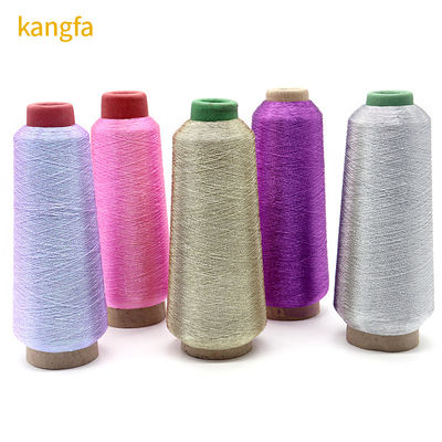 150D Yarn Count Embroidery Thread for Gold and Silver Metallic Embroidery in Polyester