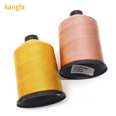 Pattern Dyed Tex35 Tex45 Tex70 High Strength Multi-color Bonded Nylon Thread for Sofa