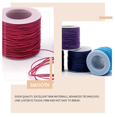 200 Colors 1mm Sewing Stitching Cotton Waxed Thread Cord for Leather Crafting Supplies