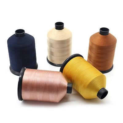 Pattern Dyed Tex35 Tex45 Tex70 High Strength Multi-color Bonded Nylon Thread for Sofa