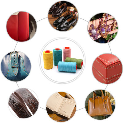 Heavy Duty Waxed Thread 420D/3 Yarn Count for Smooth and Durable Patchwork Sewing