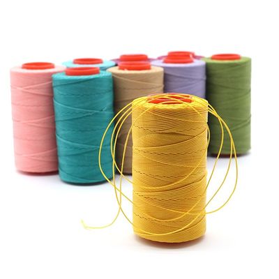 Heavy Duty Waxed Thread 420D/3 Yarn Count for Smooth and Durable Patchwork Sewing