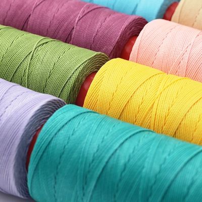 Heavy Duty Waxed Thread 420D/3 Yarn Count for Smooth and Durable Patchwork Sewing