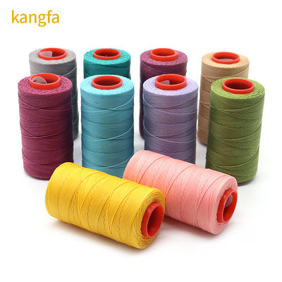 Waxed Thread for Leather Sewing Round Wax Thread 0.38mm DIY Hand-Stitched Sewing Yarn