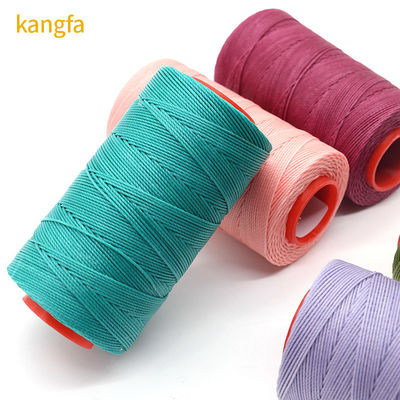 Waxed Thread for Leather Sewing Round Wax Thread 0.38mm DIY Hand-Stitched Sewing Yarn