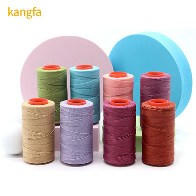 Waxed Thread for Leather Sewing Round Wax Thread 0.38mm DIY Hand-Stitched Sewing Yarn