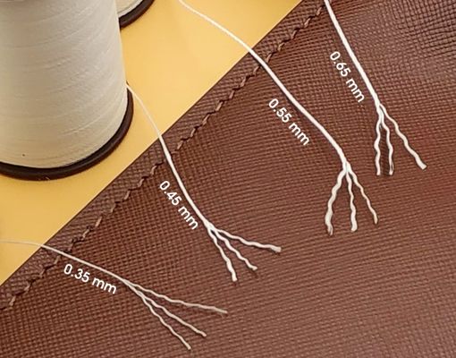 210D/3 Yarn Count Sewing Stitching Waxed Thread Cord Leather with OEM ODM Accpet