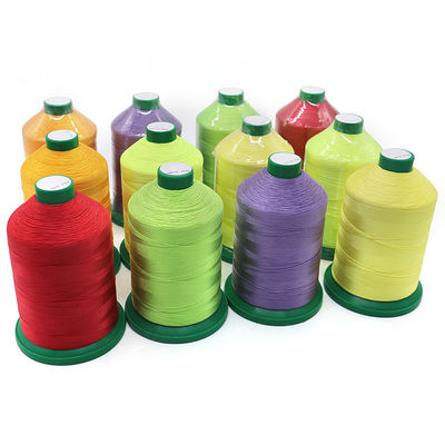 High Tenacity Filament Polyester Braid Thread For Shoes/bag/leather Pattern Dyed Teabag