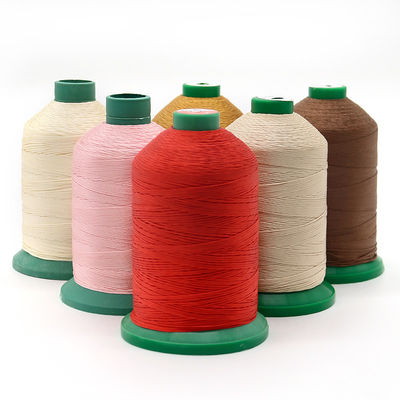 High Tenacity Filament Polyester Braid Thread For Shoes/bag/leather Pattern Dyed Teabag