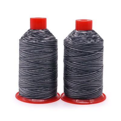 250g/cone High Tenacity Nylon Rainbow Bonded Thread Cotton Waxed Thread for Crochet