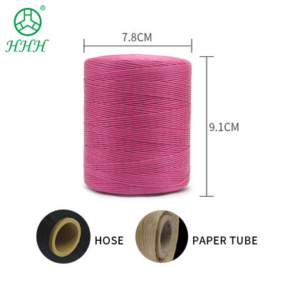 Waterproof Waxed Thread 1MM Handmade DIY Leather Thread with Sintered 150D Flat Design