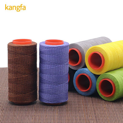0.6mm 0.8mm 1mm 150D/16 Coarse Polyester Braided Thread Waxed for Leather Craft Repair