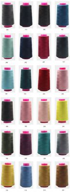 3000 Yards Black Sewing Thread 2 Pack 100% Polyester Spools for Knitting and Handmade Products MERCERIZED
