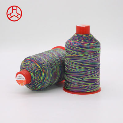 Tex 70 Multi Color Rainbow 69 Nylon 66 FDY Bonded Thread with Pattern Dyed and 250g Weight
