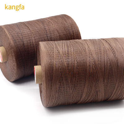 100% Polyester 1kg Color Hand Sewn Flat Wax Thread For Leather goods with 240 colors