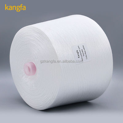 Manufacture Produce 1.25kg Raw White 60/2 Spun Polyester Yarn with Chemical Resistance