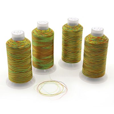 Eco-Friendly Kangfa Tex70 Sewing Thread 100% Polyester Rainbow Yarn Count 120D-1680D