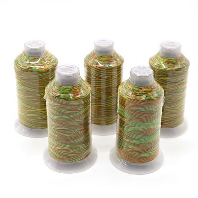 Eco-Friendly Kangfa Tex70 Sewing Thread 100% Polyester Rainbow Yarn Count 120D-1680D