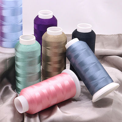 Sustainable 720 Colors 120D/2 100% Polyester Embroidery Thread For Machine Embroidery