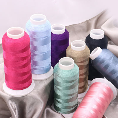 Sustainable 720 Colors 120D/2 100% Polyester Embroidery Thread For Machine Embroidery